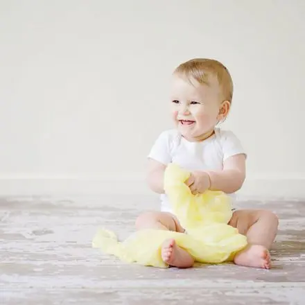 A child at the infant stage